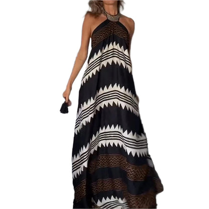 Cora - Damen Neckholder Swing Kleid