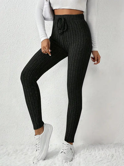 Athena - Hochelastische gerippte Damen-Leggings