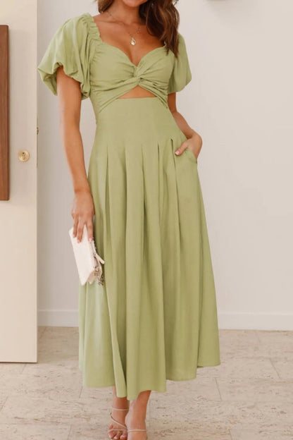 Nicolle - Elegantes Kleid mit Puffärmeln