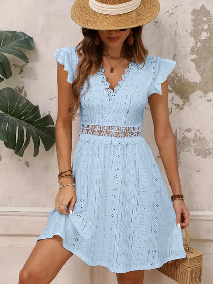 Florence | Women's Summer V-Neck A-Line Dress