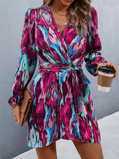 Valeria | Elegantes Bedrucktes Tunika-Kleid