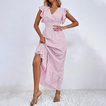Braelynn | Klassisches langes Sommerkleid mit elegantem Muster