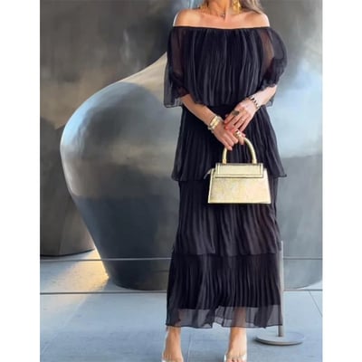 Delilah | Chiffon Cake Maxikleid