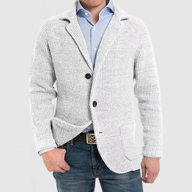 Lois - Elegante Herrenjacke mit langen Ärmeln und Pattentaschen