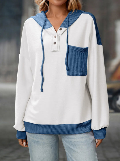 Seraphine - Elegante, lässige Kapuzenjacke mit Kordelzug