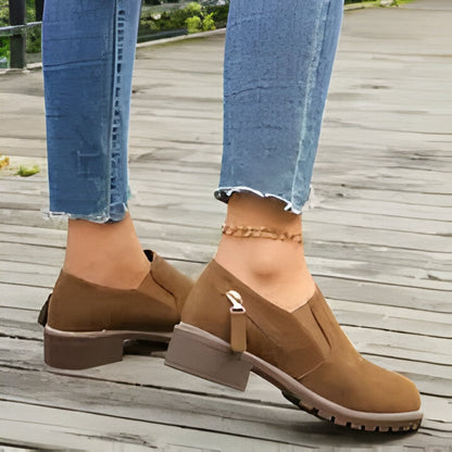 Danna | Damen Slip-On Flats - Bequemer niedriger Absatz