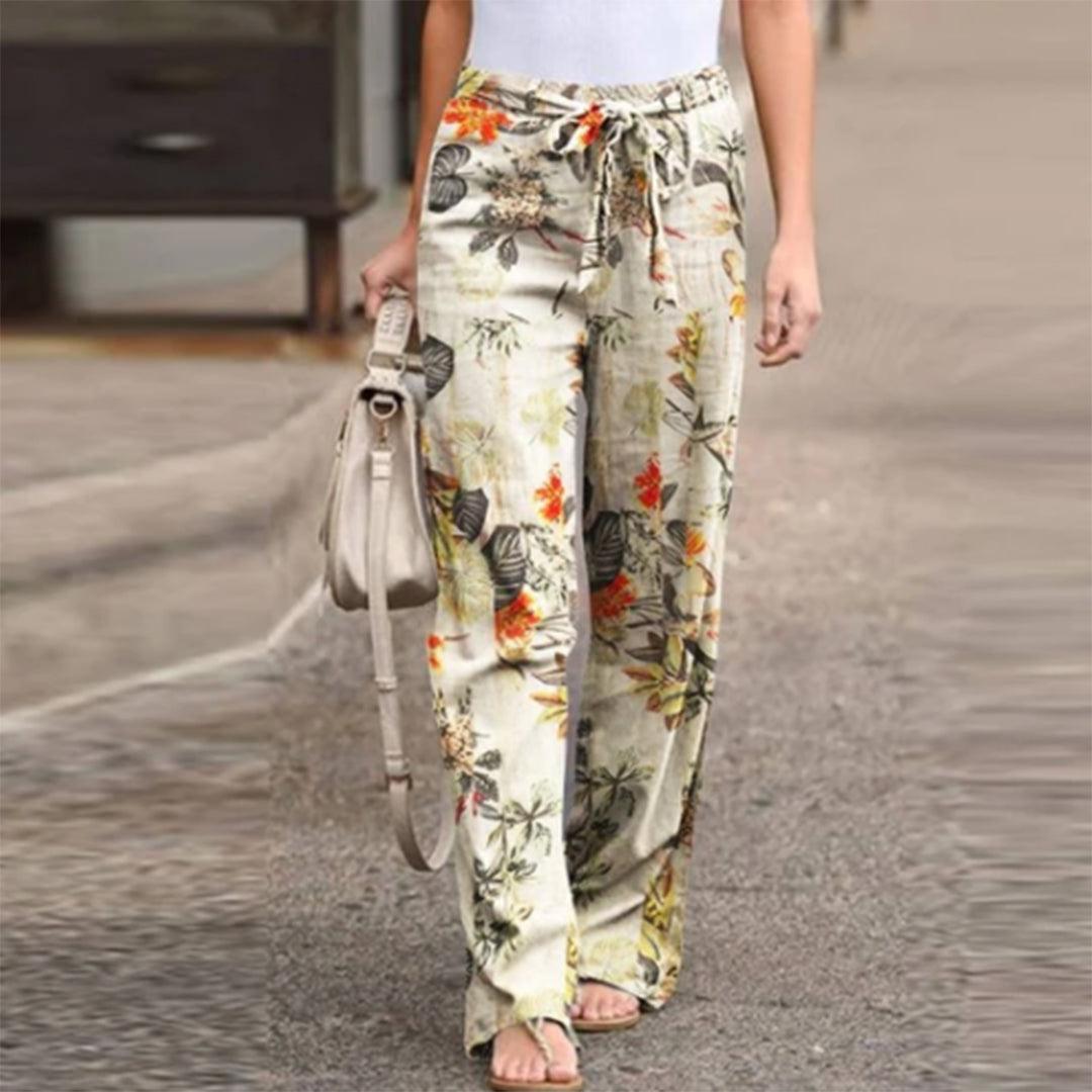Katrina | Elegante Hose mit Blumenprint Women