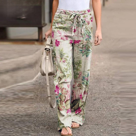 Katrina | Elegante Hose mit Blumenprint Women
