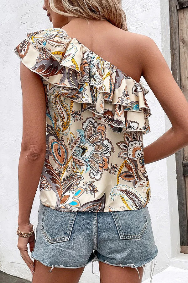 Janine - Lässige One-Shoulder-Oberteile