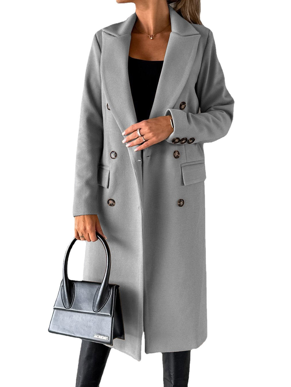 Felisa - Eleganter und warmer langer Trenchcoat