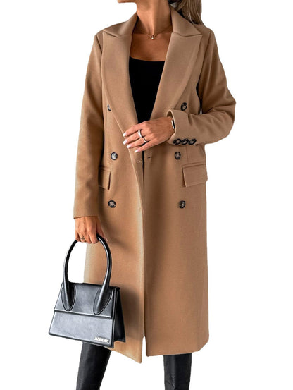 Felisa - Eleganter und warmer langer Trenchcoat