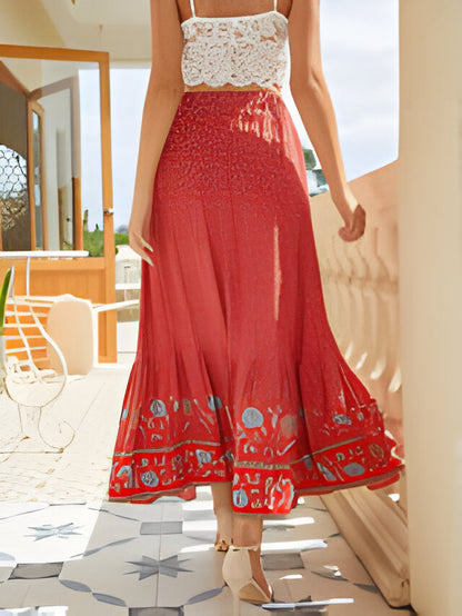 Georgia | Damenrock mit Blumenmuster