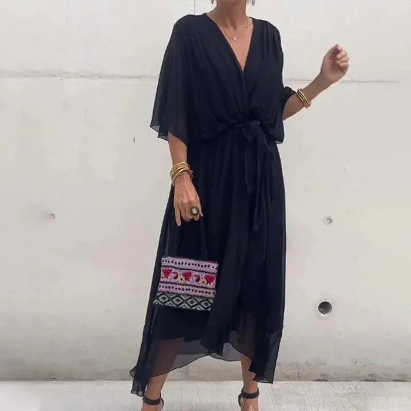 Emery | Elegantes Kleid mit V-Ausschnitt