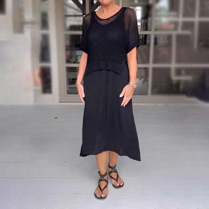 Gianna | Zweiteiliges Sommerstrickkleid für Frauen