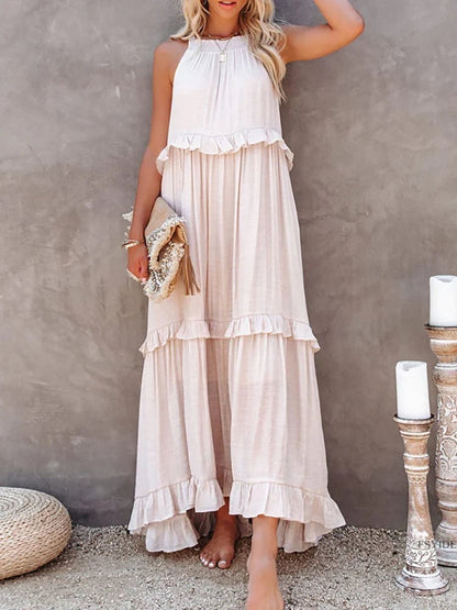 Eva | Rückenfreies Rüschenkleid
